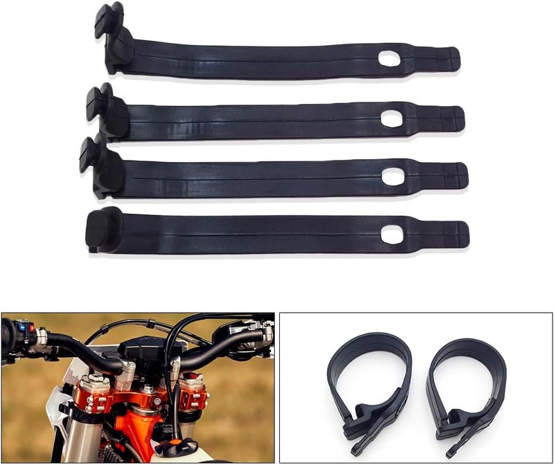 PROOTOM Headlight Straps Headlight Fairing Rubber Straps Dirt Bike Headlamp Fix Brackets Strap for EXC XCF SXF FC TC FE TE FX TX 125 150 250 350 450 500 4pcs - Image 5